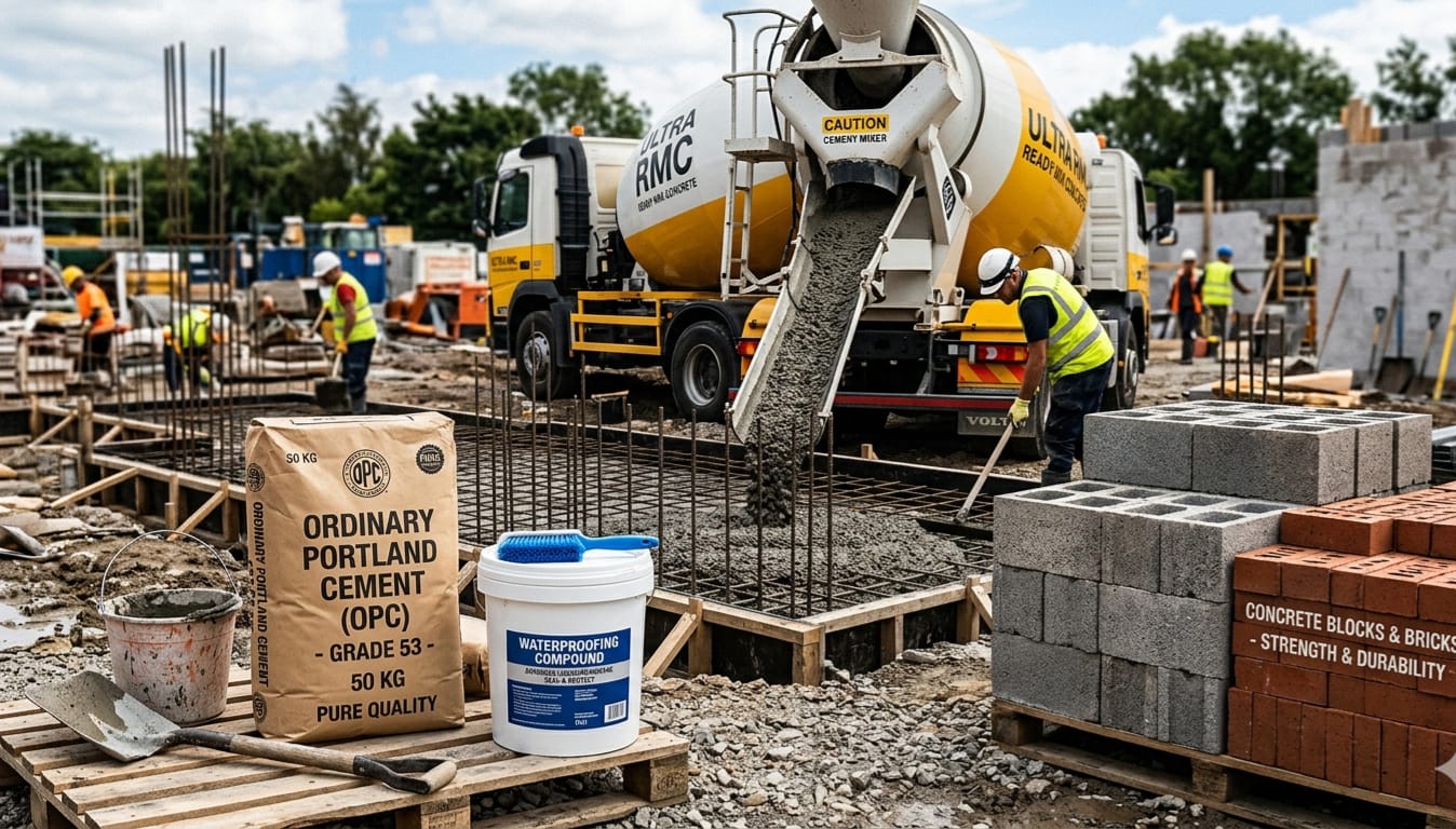 Cement & Concrete Materials