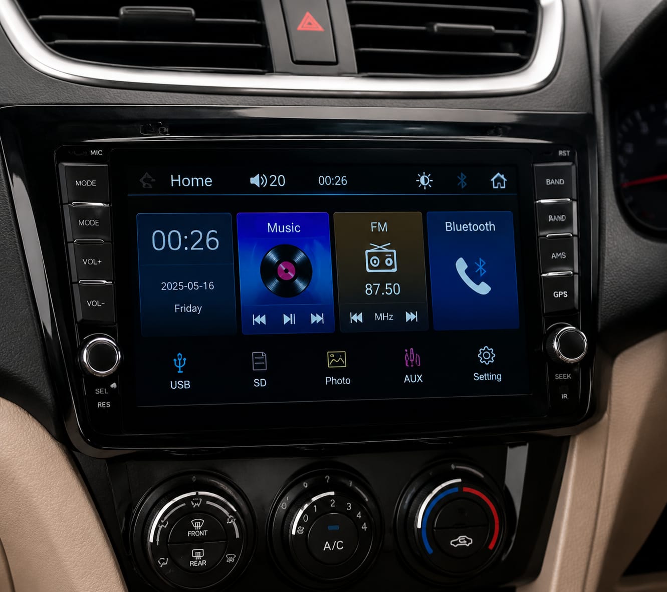 Car Multimedia Touchscreen Audio Player
