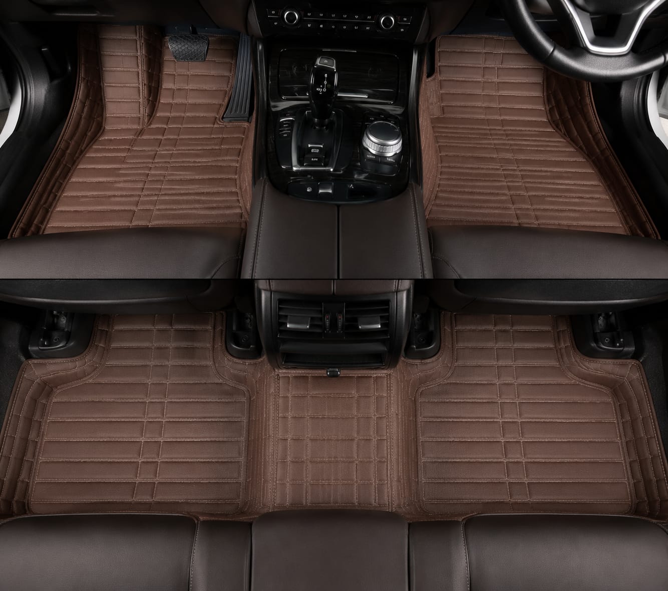 Luxury PVC Car Floor Mat Set