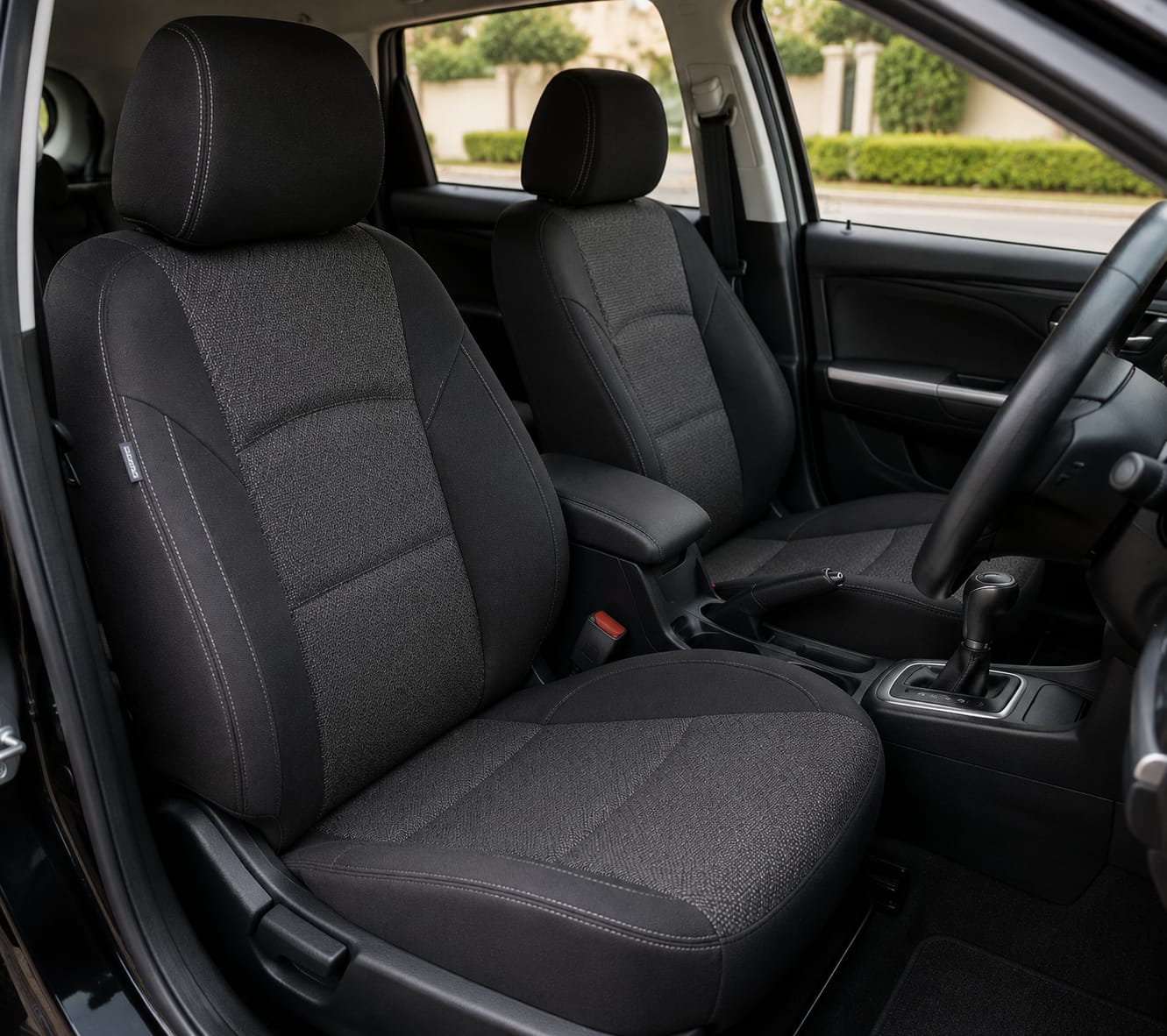 Fabric Car Seat Cover Set