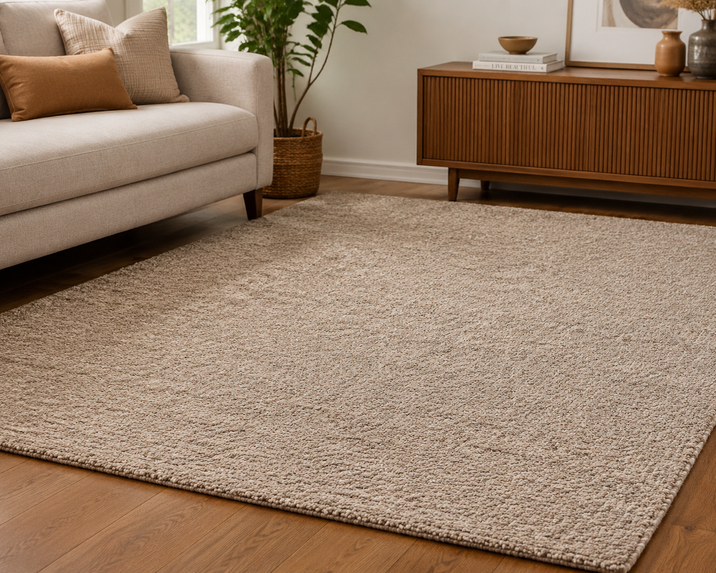 Elegant Harmony Handwoven Carpet