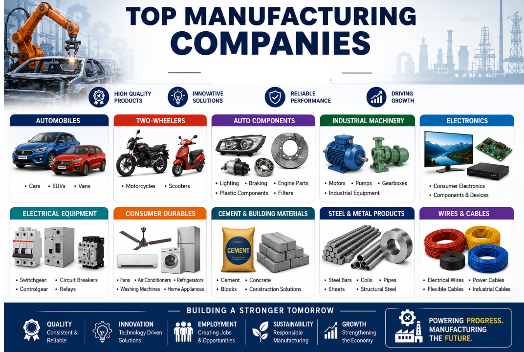 Top Manufacturing Companies in Delhi