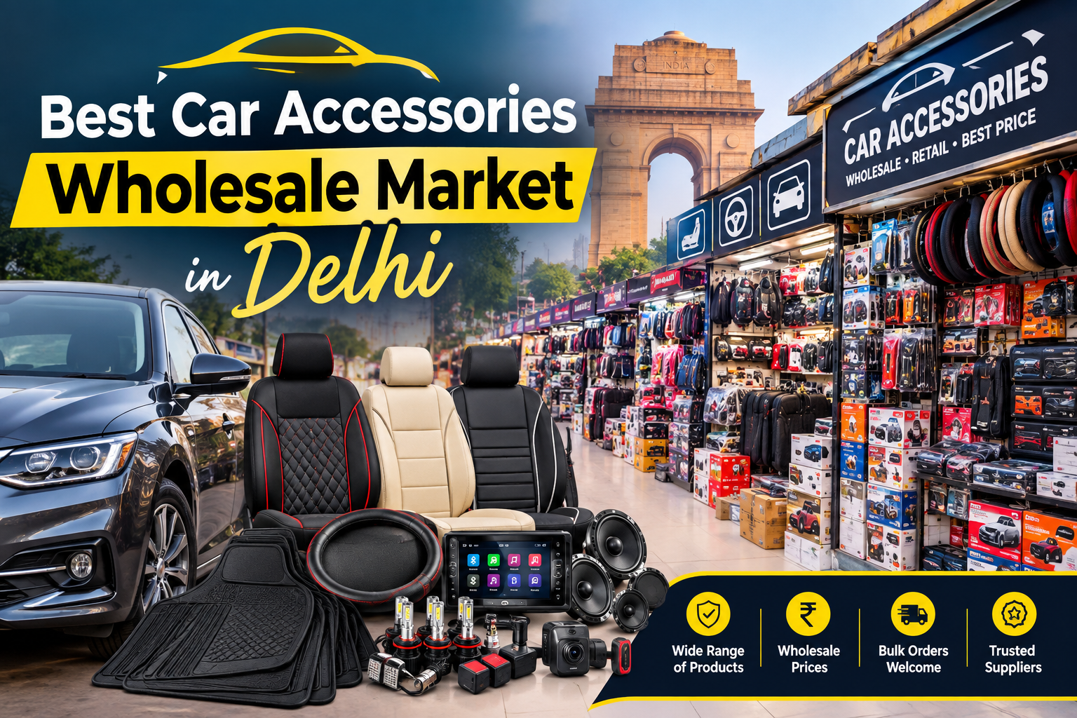 Best Car Accessories Wholesale Market in Delhi