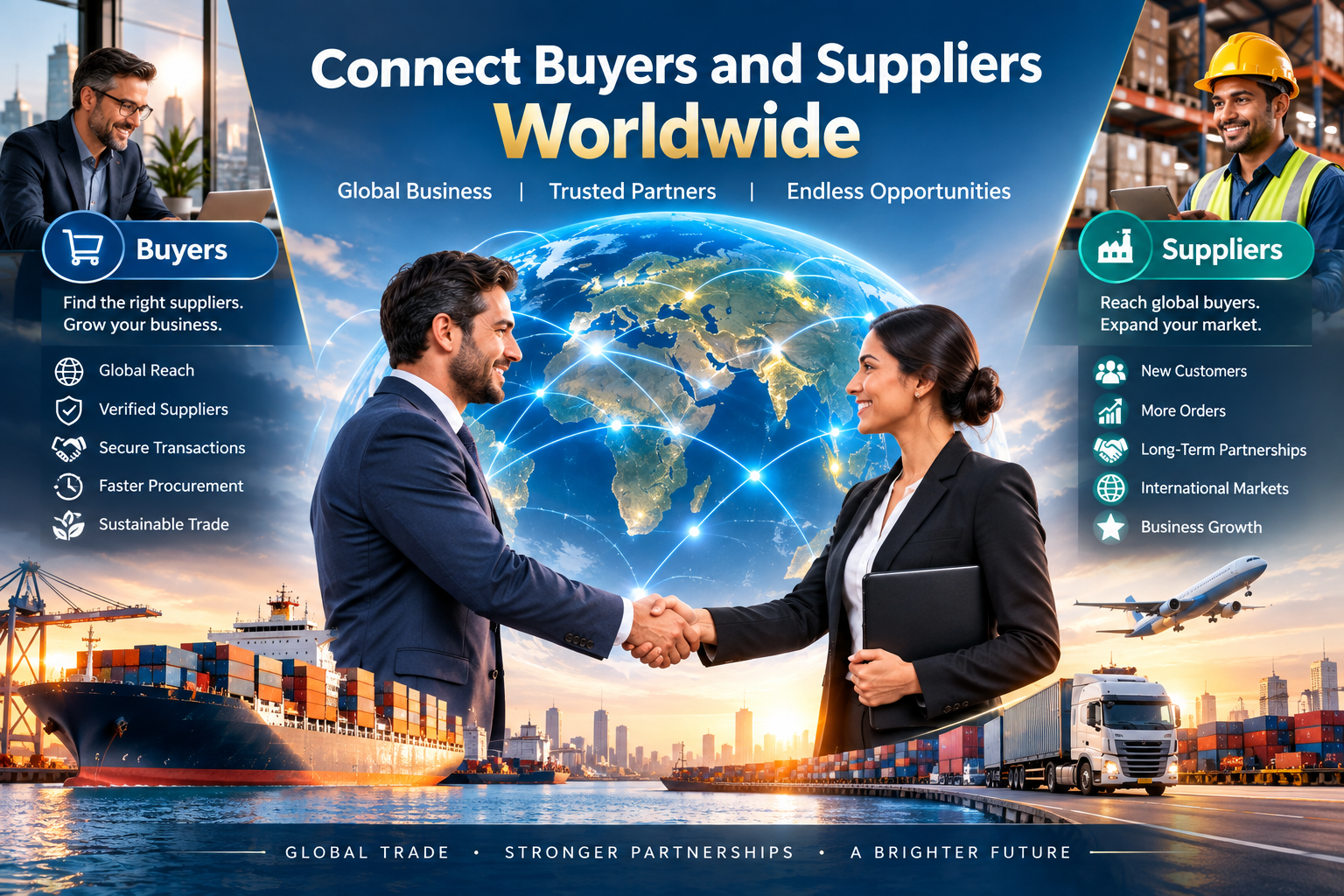 Connect Buyers and Suppliers Worldwide